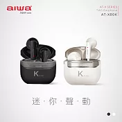 AIWA 愛華 ENC降躁真無線藍牙耳機 AT-X80K 黑色