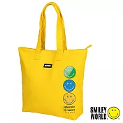 SMILEY WORLD ~ 亮彩潮流單肩包/手提包(黃) 黃