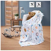 JOANNA 神仙老虎狗法蘭絨毯90x150cm(附盒)