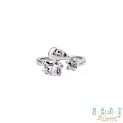 甜蜜約定2SWEET 渴望史奴比Snoopy純銀戒指 固定戒圍#9