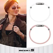 &MORE愛迪莫 X5 特仕版鈦鍺手環 (白鋼)- S 純黑