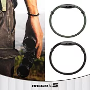 &MORE愛迪莫 X5 特仕版鈦鍺手環 (槍灰)- S 純黑