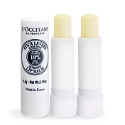 L’OCCITANE 歐舒丹 乳油木潤唇膏(4.5g)X2-百貨公司貨