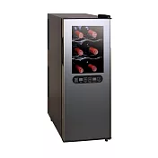 ZANWA 晶華 變頻式雙溫控酒櫃/冷藏冰箱/半導體酒櫃/電子恆溫酒櫃 SG-35DLW 灰