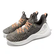 Under Armour 籃球鞋 Curry 10 男鞋 灰 潑墨 Treasure Island 3025623101