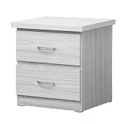 Homelike 喜家居二抽床頭櫃(三色)(1147) 雪松色