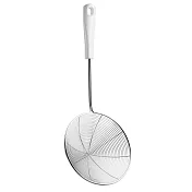 《GHIDINI》不鏽鋼濾杓 | 廚房料理濾網 濾網勺 濾網杓 - 白16cm