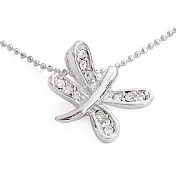 【伊飾童話】淘氣蜻蜓＊晶鑽綴飾項鍊