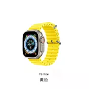 HOTGO Apple Watch 海洋錶帶 黃色
