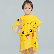 【ONEDER 旺達棉品】寶可夢皮卡丘連帽浴巾 Pokémon純棉浴巾 斗篷浴巾 寶可夢PK-DD102