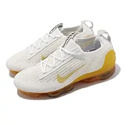 Nike 慢跑鞋 Air Vapormax 2021 FK SE 男鞋 白 橘 針織 全掌氣墊 DQ8963-100