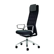 Vitra ID Trim L 全能筆挺辦公椅 (高背、全深黑)