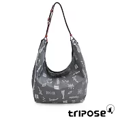 tripose ARTFRICA緹花布兩用肩背包 赤道灰