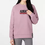 ADIDAS FI BRD SWT 女長袖上衣-HF0036 XS 粉紅