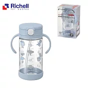 【Richell 利其爾】AQ 可愛動物水杯320ml (含底座)