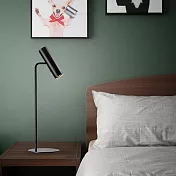 【H&R 安室家】LED美洛帝桌燈(ZA0233) 灰色