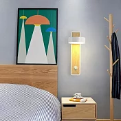 【H&R 安室家】LED凱米壁燈(ZA0237) 白色