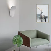 【H&R 安室家】LED彎曲壁燈(ZA0245) 白色