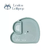 Loulou Lollipop 動物造型 防滑矽膠餐盤 -  快樂小象