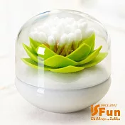 【iSFun】綻放蓮花＊附蓋防塵棉花牙籤筒  綠