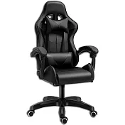 【居家cheaper】戰隊級MVP皮革電競椅/電腦椅/辦公椅/滑輪椅/工作椅/椅子/躺椅/靠背椅子 梵塔黑