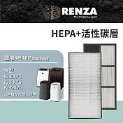 適用 Sharp 夏普 KI-EX75 FX75 GX75 HX75 JX75 可替代FZ-E75HF HEPA活性碳濾網