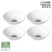 【美國康寧 CORELLE】SNOOPY 露營趣 沙拉碗4入組-D03