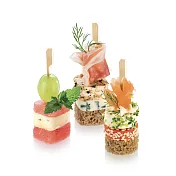 《tescoma》Presto竹製水果叉50入 | 餐叉 點心叉 叉子 - 9cm