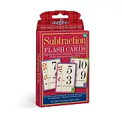 eeBoo 閃卡 — Subtraction Flash Cards ( 學習字卡-減法 )