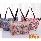 【iSFun】大容量肩背＊保溫保冷便當袋  灰丹頂鶴