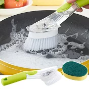 【iSFun】廚衛掃除＊清潔劑噴瓶刷子二合一組(贈海綿刷頭)