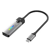 j5create USB-C 8K@60Hz / 4K@144Hz HDR炫彩燈效 HDMI 2.1 高畫質影音轉接器-JCA157