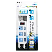 東億3孔4開關3插座延長線_1.8公尺(6尺) TY-S151-6尺