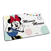 【Disney 迪士尼】軟式珪藻土吸水地墊 派對系列 珪藻土地墊 (60*40*0.5cm) 煙火米妮