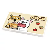 【Doca 豆卡頻道】隨身口罩收納盒 口罩收納 收納盒 (18.4*10.4*1.5cm) 分我吃一口