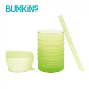 Bumkins 白金矽膠吸管杯- 香瓜綠