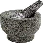 《ibili》研磨缽 磨藥機 搗泥器 杵臼 搗缽 | 大理石磨搗組(13cm)