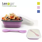 Lexngo可折疊義大利麵盒 紫色
