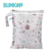 Bumkins 防水收納袋- 氣質紫花
