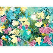 【玲廊滿藝】劉巧玲-沐浴後的花朵24x33cm