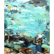 【玲廊滿藝】劉巧玲-時間與潮汐53x45.5cm