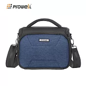 【Prowell】EVA硬殼一機兩鏡相機包 相機保護包 休閒攝影包 相機斜背包 相機跨肩包 WIN-22356 贈送防雨罩 深海藍