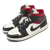 Nike Wmns Air Jordan 1 Mid 黑 紅 Gym Red 女鞋 男鞋 AJ1 BQ6472-061
