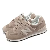 New Balance 休閒鞋 574 男鞋 女鞋 奶茶棕 復古 麂皮 經典款 NB 紐巴倫 U574WO2-D 28cm BROWN/IVORY