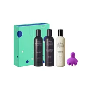 John Masters Organics 假期系列 輕盈洗護髮組 (繡線菊洗髮精+鼠尾草二合一洗髮精+柑橘橙花潤髮乳+頭皮按摩梳)