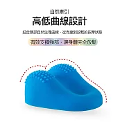 CS22 家用充氣頸椎按摩枕2色 藍色