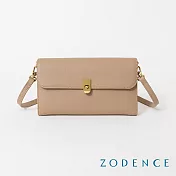 ZODENCE NIKO進口牛皮手拿皮夾包 駝