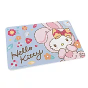Sanrio 三麗鷗 珪藻土吸水地墊 兔年凱蒂 地墊 珪藻土 (60*39*0.9cm) 可愛花兔