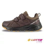 【LOTTO 義大利】男 SR600止滑健走鞋- 25.5cm 棕