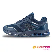 【LOTTO 義大利】男 AERO elite 頂級避震跑鞋- 25.5cm 暗夜藍
